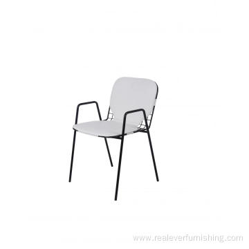 living room wire lounge chair with armrest